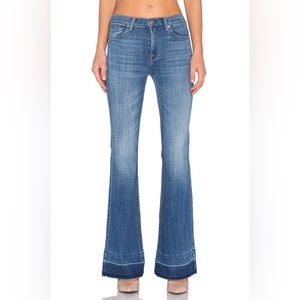 7 For All Mankind Ginger Flare Jeans w/ Released Ham